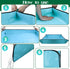 Wenfan 39.37" Camp Shower Tent Mat Non Slip Camping Mat Foldable Outdoor Shower Tent Floor Mat Portable Changing Tents