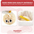 Downtown Pet Supply - Durable Plush Asian Takeout Squeaky Dog Toy - Crinkle & Rope Toy - 1 Pack for All Dogs