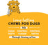 (24 Count) Ultra Chewy Chicken Double Treat Bones: Long-Lasting Dog Treats Made in USA for Large and Small Breeds