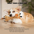 Nocciola Twistable Giraffe Dog Toy, Stuffed Plush Toy for Small Medium Breeds, Interactive Tug of War Toy