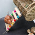 Neeenn Hermit Crab Hideout with Ladder, Wooden Hermit Crab Climbing Toys, Aquariums Ladder Bridge Ramp Toy, Small