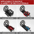 Heavy Duty Stainless Steel Bike Wall Mount, 1 Pack, Black