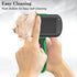 Self Cleaning Shedding Brush for Dogs & Cats, Skin Friendly Grooming Brush for Shedding, Green