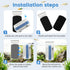 2 0.45-0.66 inch AQQA Aquarium Magetic Glass Cleaner Brush with Detachable Scrapers Floating Fish Tank Cleaning Tools