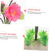 Coffee Shop Decor - Artificial Aquarium Lotus Fake Flower for Fish Tank, Floral Decorations, Small Aquarium Supply