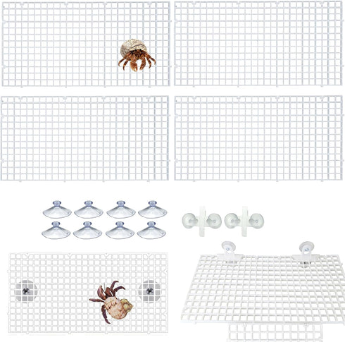 Hamiledyi Hermit Crab Climbing Toys Hermit Crabs Plastic Climbing Grids Platform Ladder