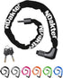 NDakter Bike Lock, Chain Lock with 2 Ways to Unlock, 4 Digit Combination Heavy Duty Anti-Theft Bicycle Lock