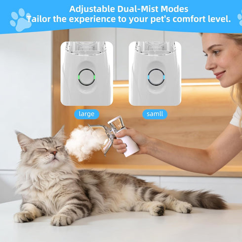 YFL 2 Portable Nebulizer for Pets Breathing Problems - Masks Nebulizer for Cats and Dogs, Low-Noise Battery Operated