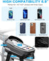 Whale Fall Hard Casing Bike Bag, Bike Accessories for Adult Bikes, Gifts for Men, Waterproof for 4” - 6.9” Cellphone