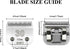 morui Detachable Pet Dog Clipper Blades, Carbon-Infused Steel Blade, Compatible with Most Andis, Oster Clippers
