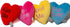Midlee Candy Heart Valentine's Dog Toy, Set of 4 Large Plush Squeaky Toys