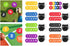 KaiYeA 10Pcs Spot Markers Numbered Floor Spot Markers Footstep Mat, Gym Floor Practice, Training Mat Flat Disc Markers