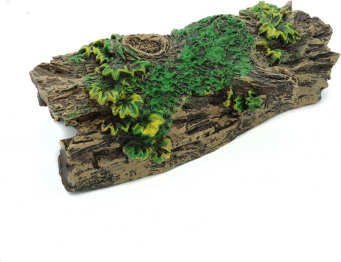 JIH Aquarium Decorations - Resin Hollow Tree Trunk Ornament for Bettas House Cave Decor