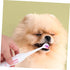 2pcs Electric Toothbrush for Pets Lightweight and Portable and Gums Cleaning for Dogs and Cats Random No Batteries