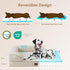 EHEYCIGA Orthopedic Dog Bed for Medium Dogs, Waterproof Memory Foam Couch Bed with Washable Removable Cover, Beige