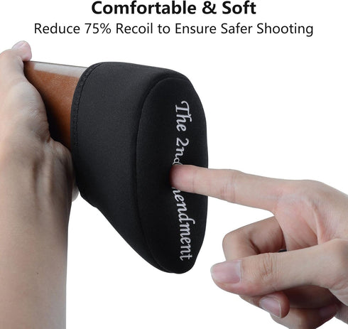 Pridefend Universal Recoil Pad for Shotgun with Gel Filled,Slip-On Recoil Pad,Recoil Pad for Shotgun and Rifle,Hunting & Gun Accessories