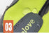 TRUE LOVE Dog Shoes Waterproof Anti-Slip Rain Boots with Reflective TLS3961, Black, Size 6