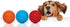 Snug Rubber Dog Balls (3 Pack) - Tennis Ball Size, Virtually Indestructible for Small and Medium Dogs