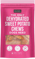 Natural Rapport Sweet Potato Chew, 100% Dehydrated Pet Treats for Dogs (8 oz)