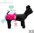 (Pack 3) Pack Paw Inspired Reusable Washable Dog Diapers of in Assorted Colors with White Lining and Dog Diaper