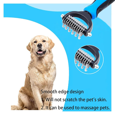 Generic Zoocozy Pet Grooming Combs Kit for Dog Cat, Dog Brush for Shedding, Cat Deshedding Brush for Removal of Long