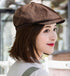 Linen Men's Newsboy Flat Cap, 8 Panel Ivy Cabbie Hat, Breathable Summer Gatsby Irish Fishing Hats