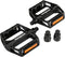 Mongoose Bike Pedals for Adult Mountain Bikes - Lightweight Alloy Wide Platform with 1/2" and 9/16" Adapters
