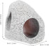 LALAFINA Aquarium Fish Tank Hideout Cave Ceramic Shelter Ornament Grey Shrimp Breeding Hiding House for Freshwater