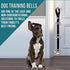 BLUETREE 7 1.4 Dog Doorbells Premium Quality Training Potty Great Dog Bells Adjustable Door Bell Dog Bells for Potty