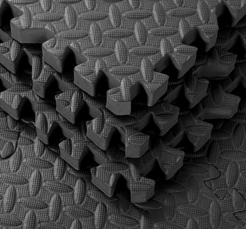 12x12x1 Inch Pets(Black,12) Arrowbash EVA Thick Interlocking Foam Floor Tiles Puzzle Exercise Mat Foam Mats for Home