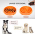 JASGOOD Anti-Gulping Slow Feeder Bowl for Large Medium Dogs, Healthy Design to Stop Bloat and Prevent Choking