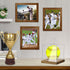 Clear Acrylic Softball Display Case with Wood Base, Memorabilia Stand Cube Holder, Dust Protection Transparent Storage