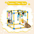 23x23x23 Inch 8 Keaber Puppy Play Gym - Puppy Jungle Gym with Hanging Toys for Small Dogs & Puppies Activities Center