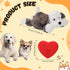 2 Pack Liliful Puppy Heartbeat Toy Stuffed Puppy for Sleep Aid Plush Animals Dog Toy with Beating Heart Relief