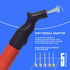SPORTBIT Ball Pump for Sports Balls - Hand Pump for Volleyball, Basketball, Football & Soccer Balls - 5 Needles Set