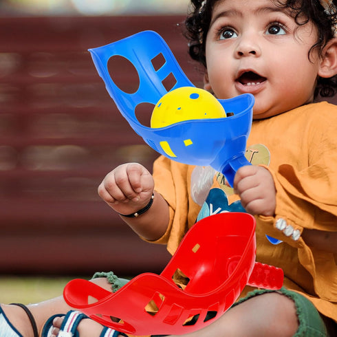 Scoop Ball Game, Plastic Toss and Catch Toys for Kids, Outdoor Indoor Activities for Fun