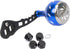 New Replacement Carbon Fiber Power Fishing Reel Handle Aluminum knobs Accessories for