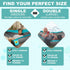 SZHLUX Camping Hammock Double & Single Portable Hammocks with 2 Tree Straps and Attached Carry Bag,Great for Outdoor,Indoor,Beach,Camping,Light Grey / Sky Blue by SZHLUX