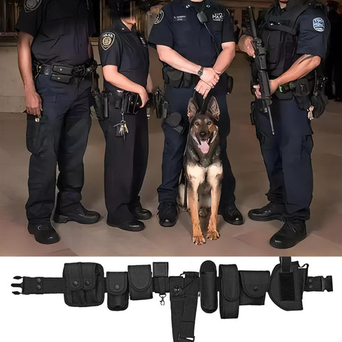 10 1 Set in Police Utility Belt Tactical Security Guard Duty Belt Versatile Military Modular Equipment System Molded