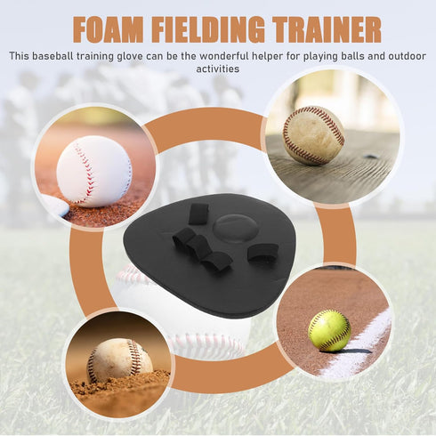 PRETYZOOM Youth Baseball Training Glove Thickened Softball Mitt with Finger Board Protective Sports Catching Mitt