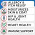 BARK&SPARK Omega 3 for Dogs, 360 Fish Oil Treats for Shedding, Skin Allergy, Joint Health