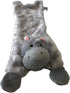 Midlee Hippo Stuffingless Dog Toy - 21"