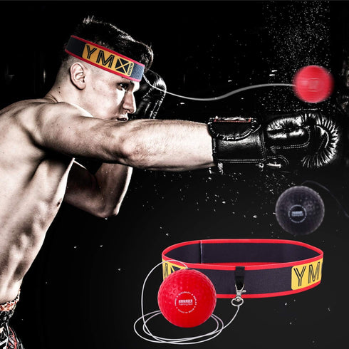 Training Reflex Ball with Adjustable Elastic Head Band, Soft Foam Balls for Hand-Eye Coordination & Reaction Speed