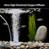 2 Inch Nano Fish Tank Air Stone, Ultra-High Dissolved Oxygen Diffuser for 2-30 Gallon Hydroponics