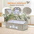 Dog Toy Basket, Collapsible Toy Storage Box with Handle, Perfect for Storing Pet Toys and Accessories - Light Khaki