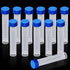 12 Pcs Replacement Test Tubes for Aquarium Test Kits, 10ml Plastic Self Standing Tubes with Scale Line