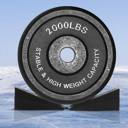 Squat Wedge Height Adjustable Slant Board for Heel Elevated Squats, Calf Stretcher Block for Mobility and Strength
