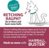 Fidobiotics Meowbiotics Hairball Buster Powder for Cats, 30 Servings, 2 Billion CFU Probiotics, Smoked Fish Chowdah