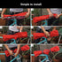 Vincita Water-Resistant Durable Handlebar Rain Cover Red for Mountain Bikes, Folding Bikes, E-Bikes