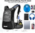 Insulated Hydration Backpack Pack with 3L BPA Free Leak Proof Water Bladder, Lightweight Daypack for Hiking & Camping